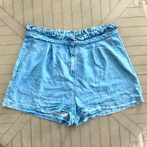 Boutique Style Jean Fabric Shorts